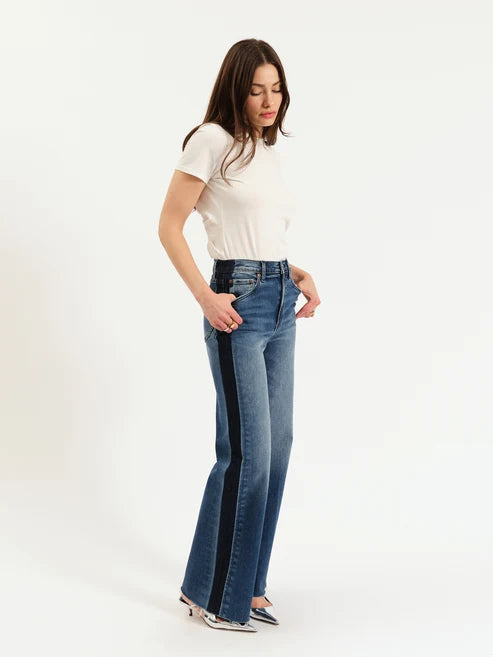 FAR OUT HIGH RISE JEAN - TUXEDO