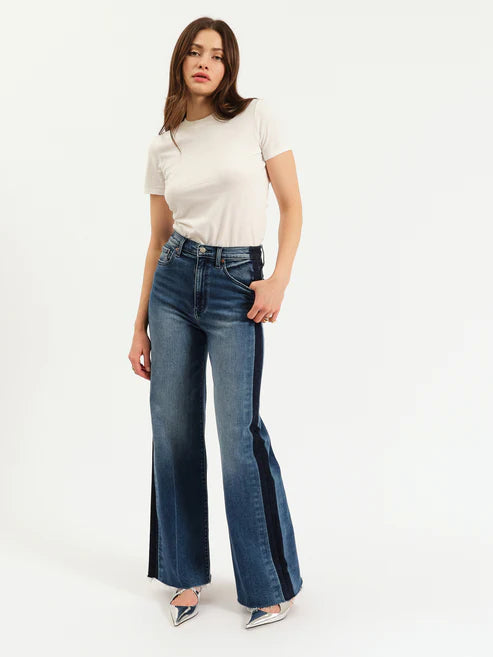 FAR OUT HIGH RISE JEAN - TUXEDO