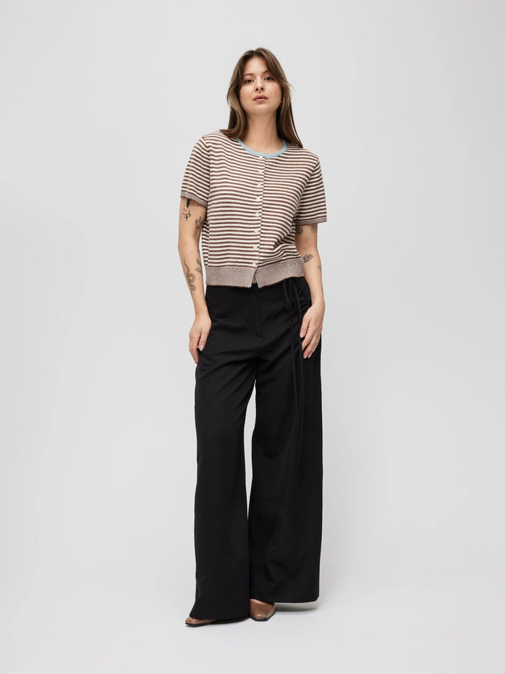 FAYE CARDIGAN - BROWN