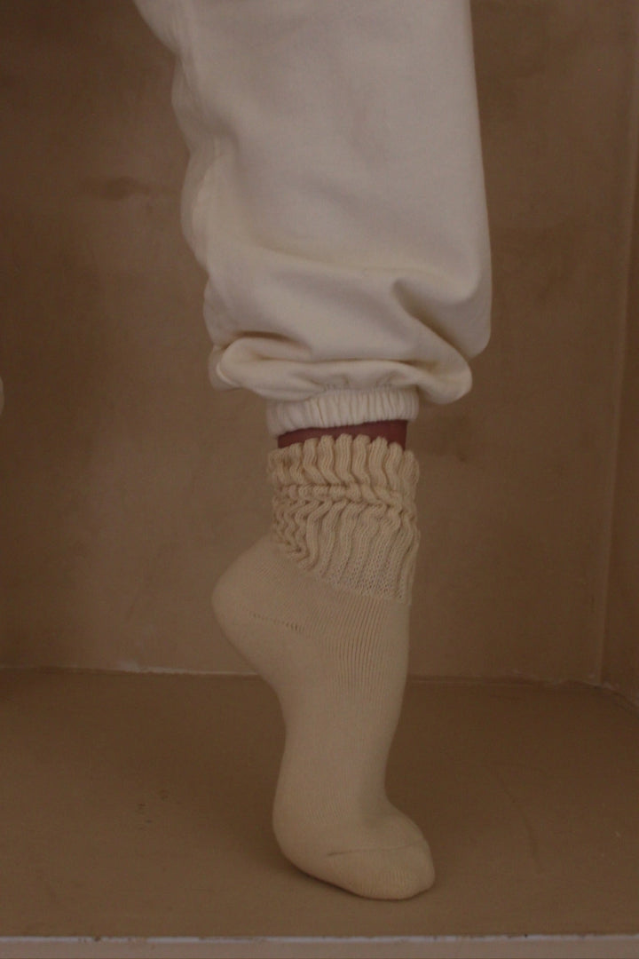 FIFI SOCKS - ALABASTER