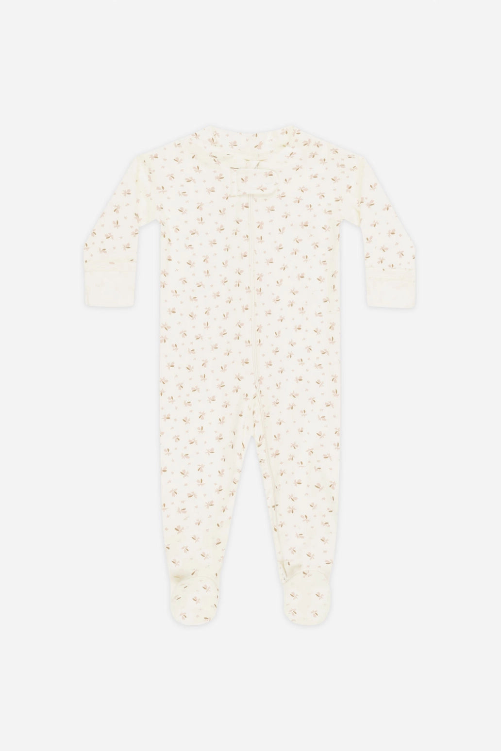 LONGSLEEVE ZIP SLEEPER - FLEUR