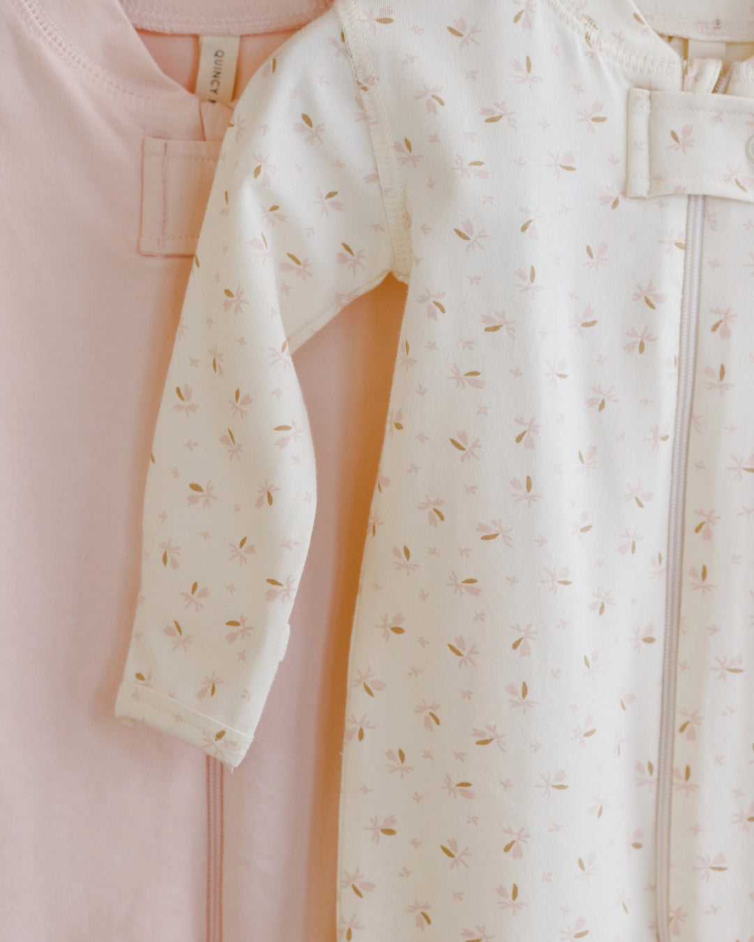 LONGSLEEVE ZIP SLEEPER - FLEUR