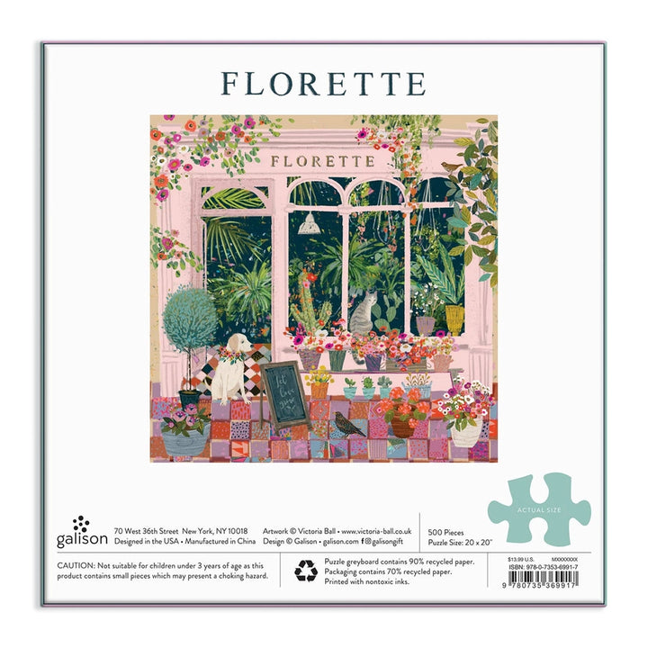 FLORETTE 500 PIECE PUZZLE