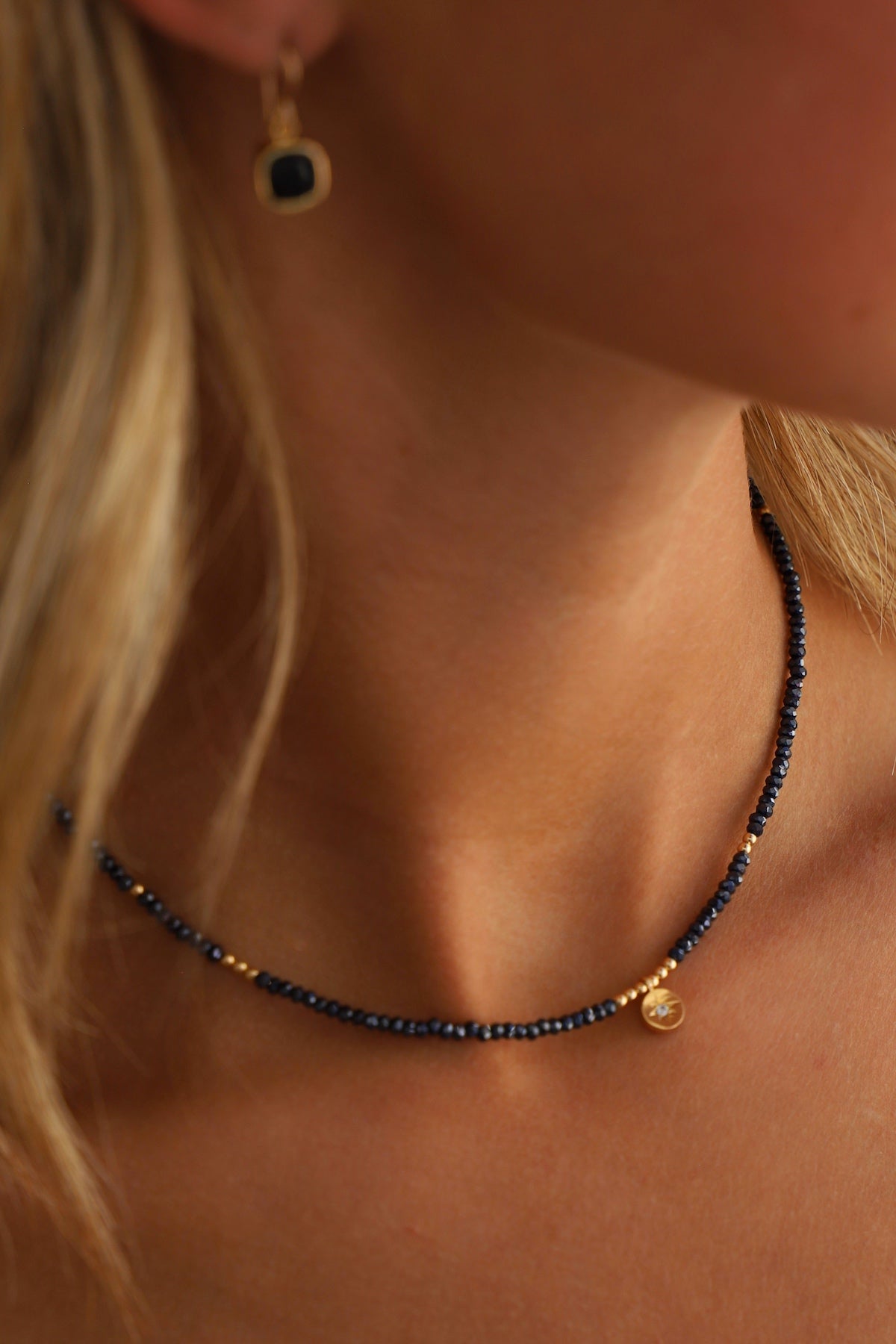 BEADED STAR MEDALLION NECKLACE – Katie Waltman Jewelry