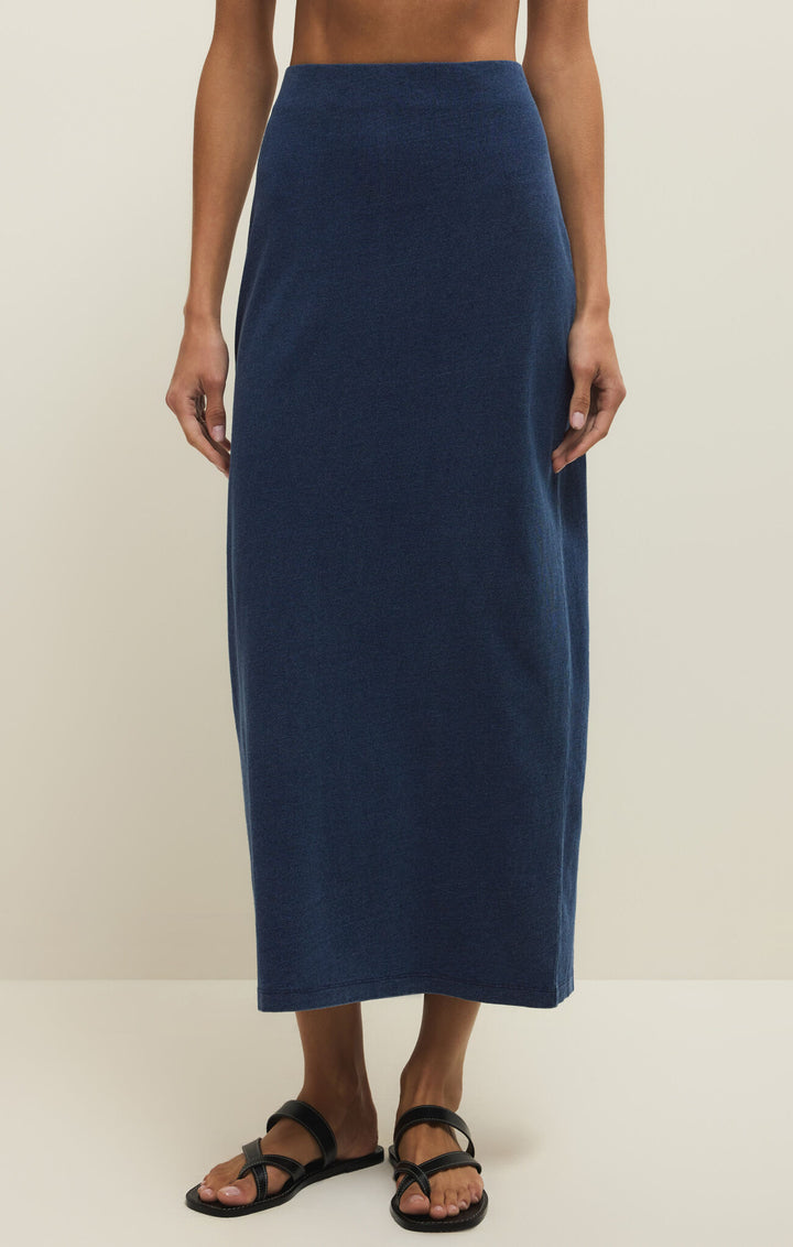 GAIL JERSEY MIDI SKIRT