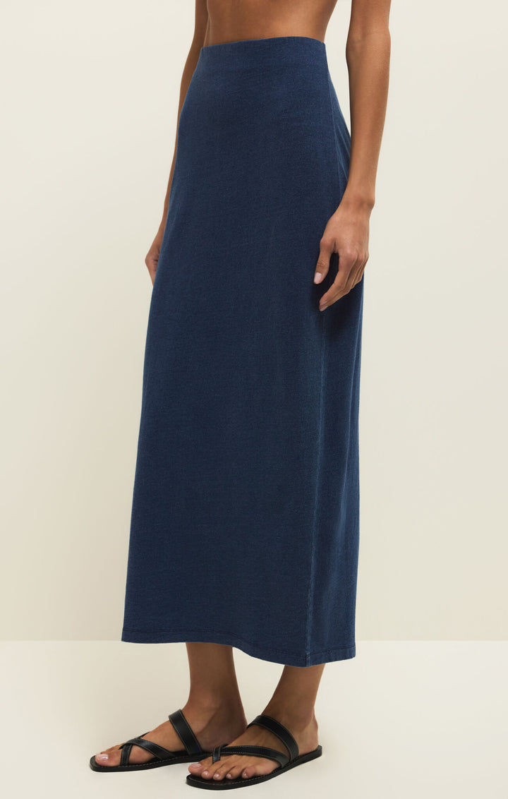 GAIL JERSEY MIDI SKIRT