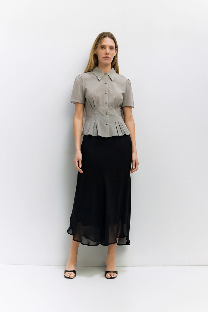 GIANNA TOP - GREY