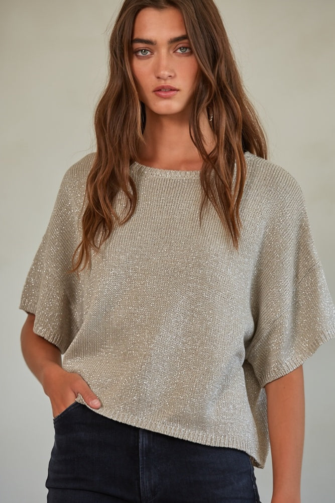 GLIMMER SWEATER TOP