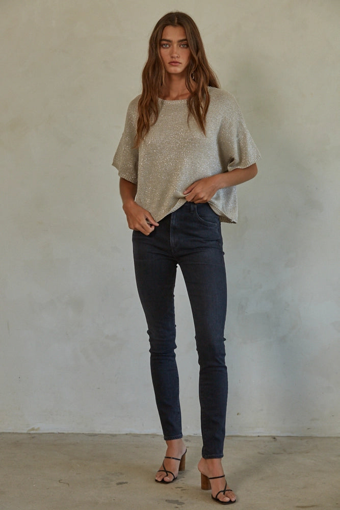 GLIMMER SWEATER TOP