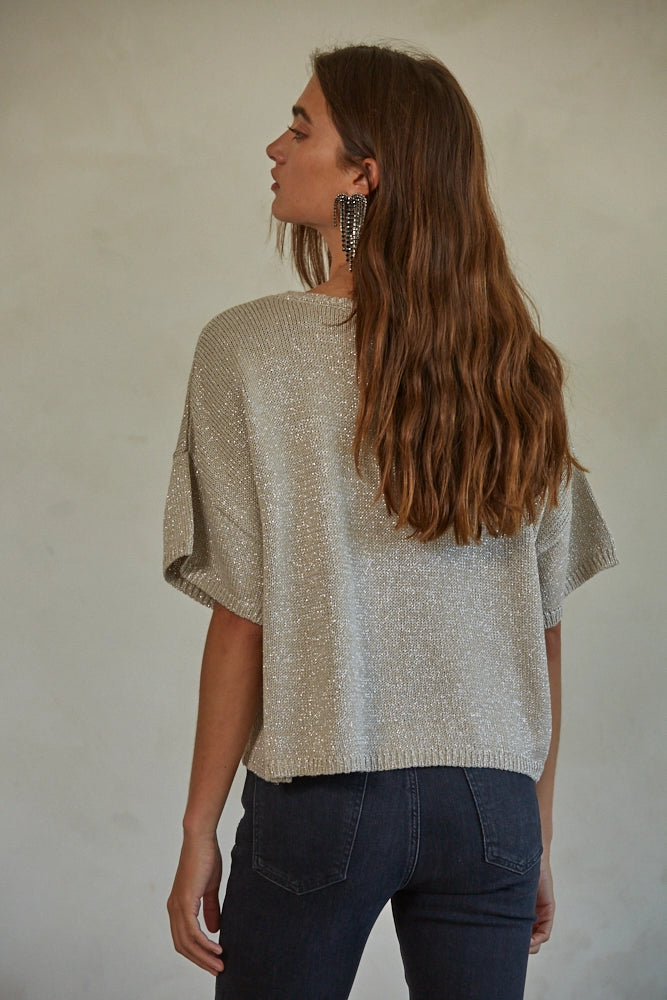 GLIMMER SWEATER TOP