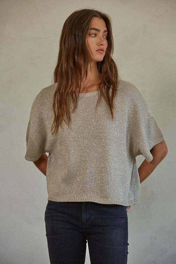 GLIMMER SWEATER TOP