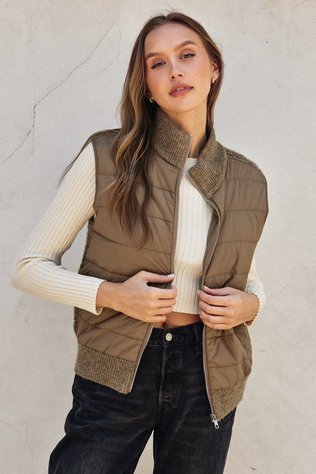 HAZEL CONTRAST VEST