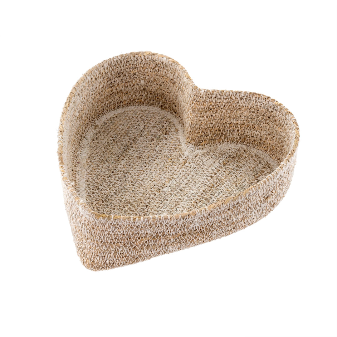 HEART WOVEN BASKET