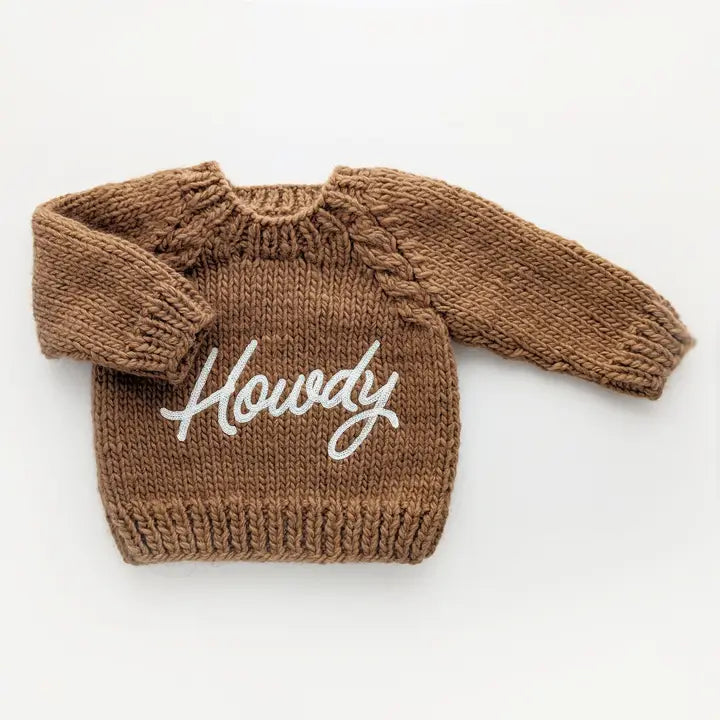 HOWDY SWEATER - PECAN