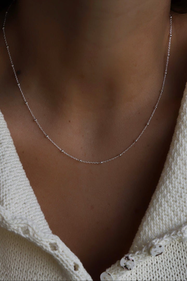STERLING SILVER SATELLITE CHAIN