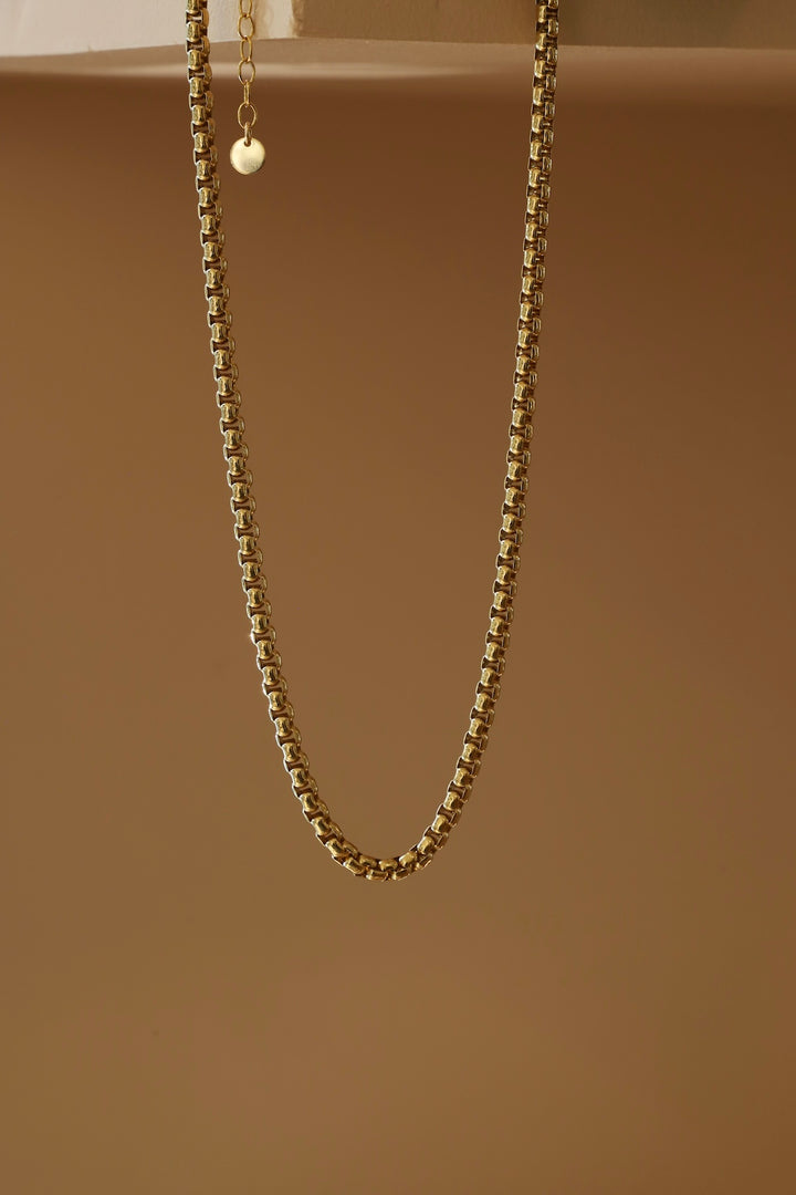 ARLO BOX CHAIN- GOLD