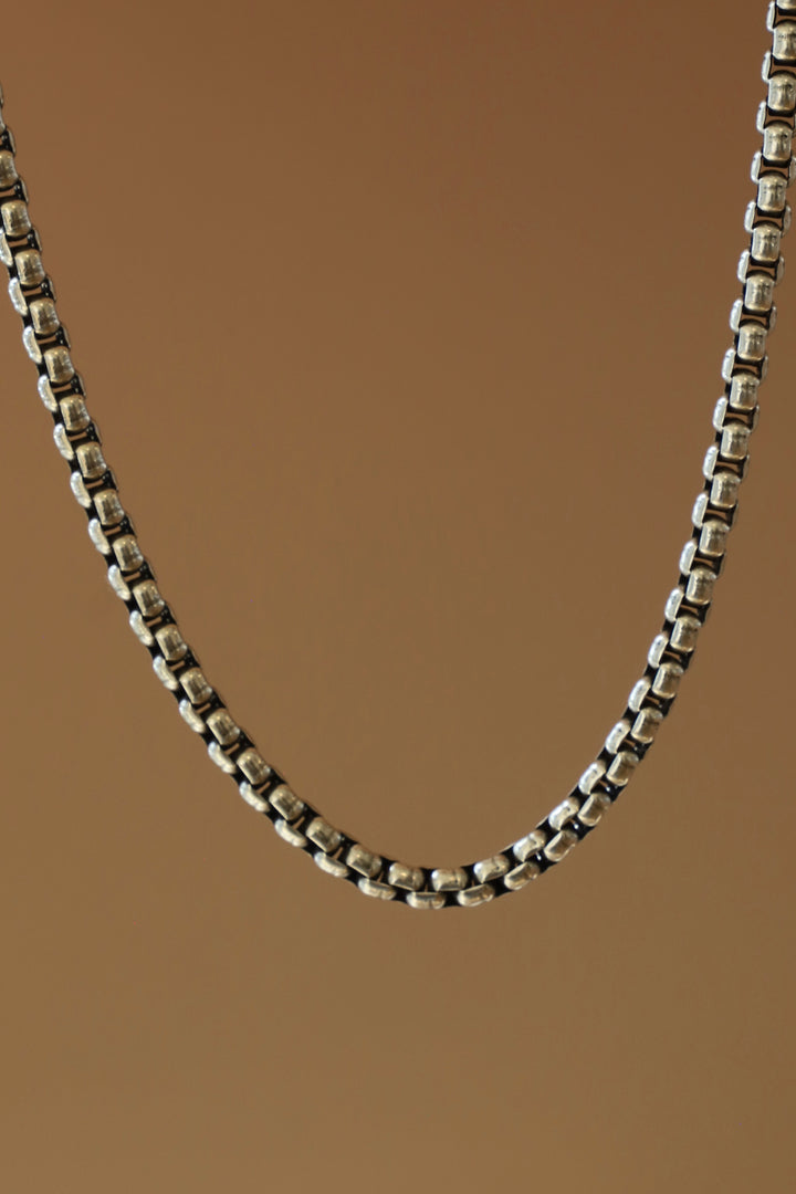 ARLO BOX CHAIN- MIXED METALS