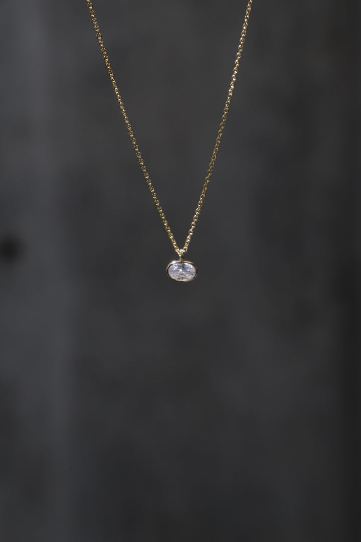 SHAY MICRO BEZEL NECKLACE- GOLD