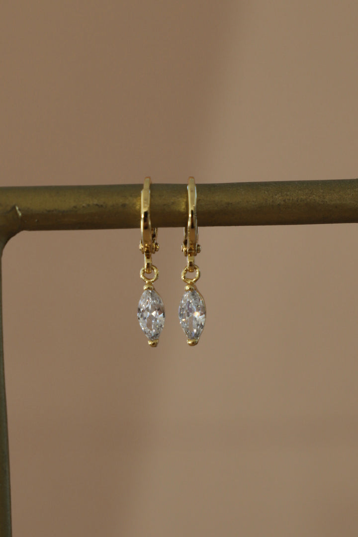MARQUISE CZ DROP HUGGIES