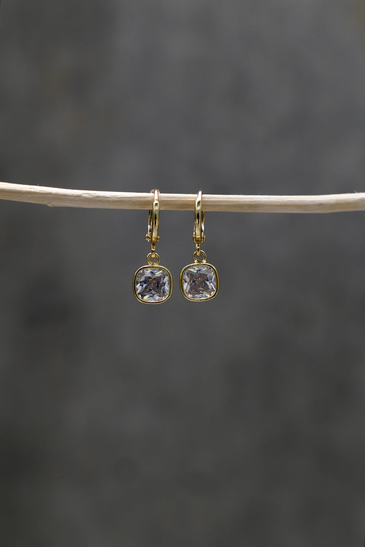 ISLA SQUARE DROP EARRINGS