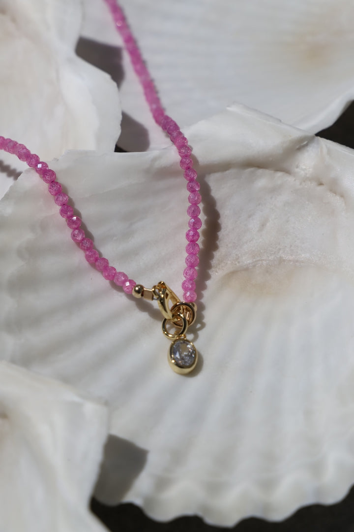 PINK QUARTZ CHARM KEEPER