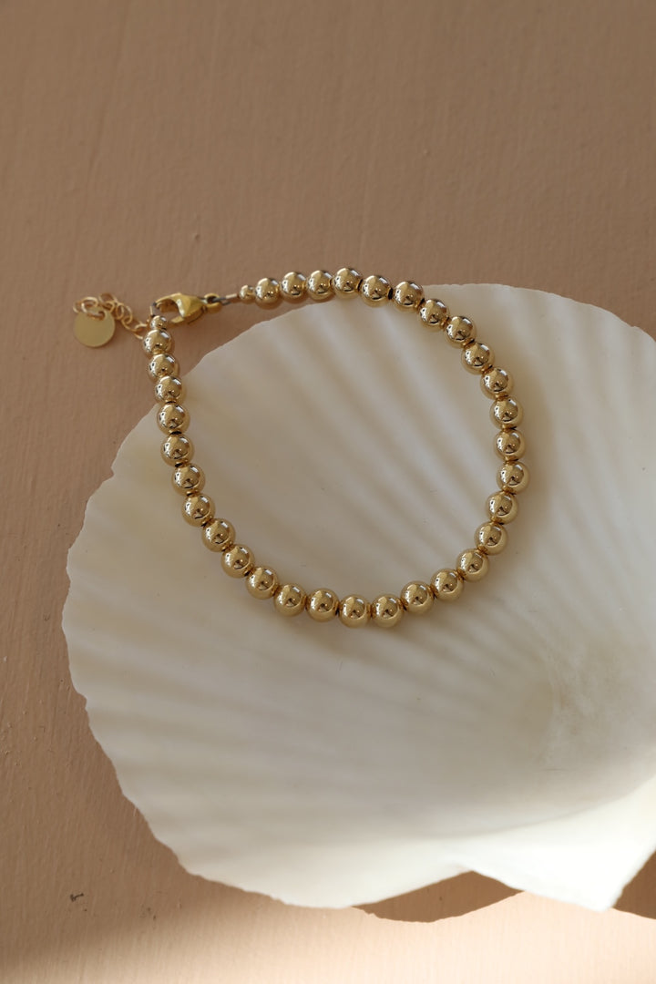 GOLD FILLED BEADED BRACELETS