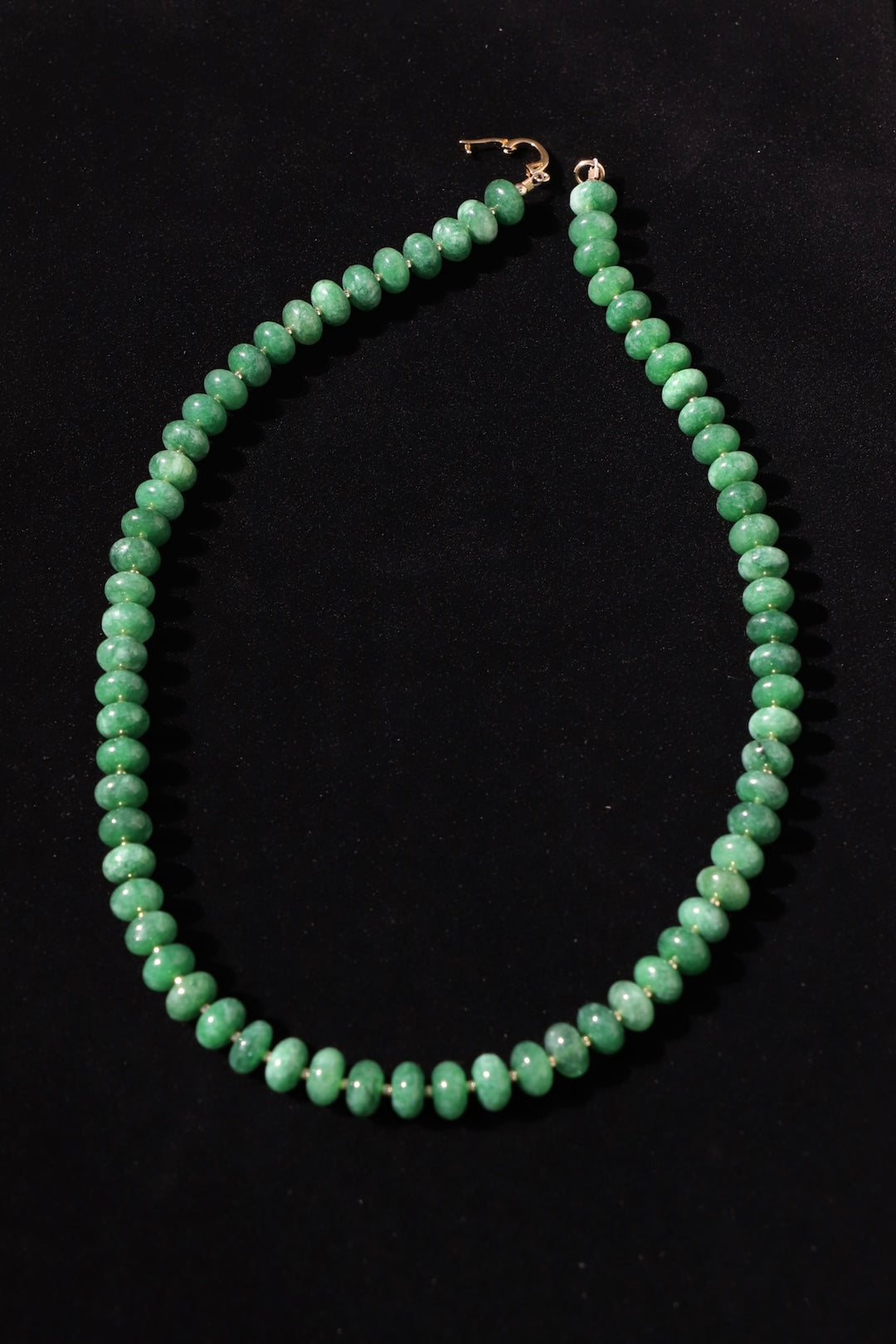 THE COLLECTOR NECKLACE- FOREST GREEN