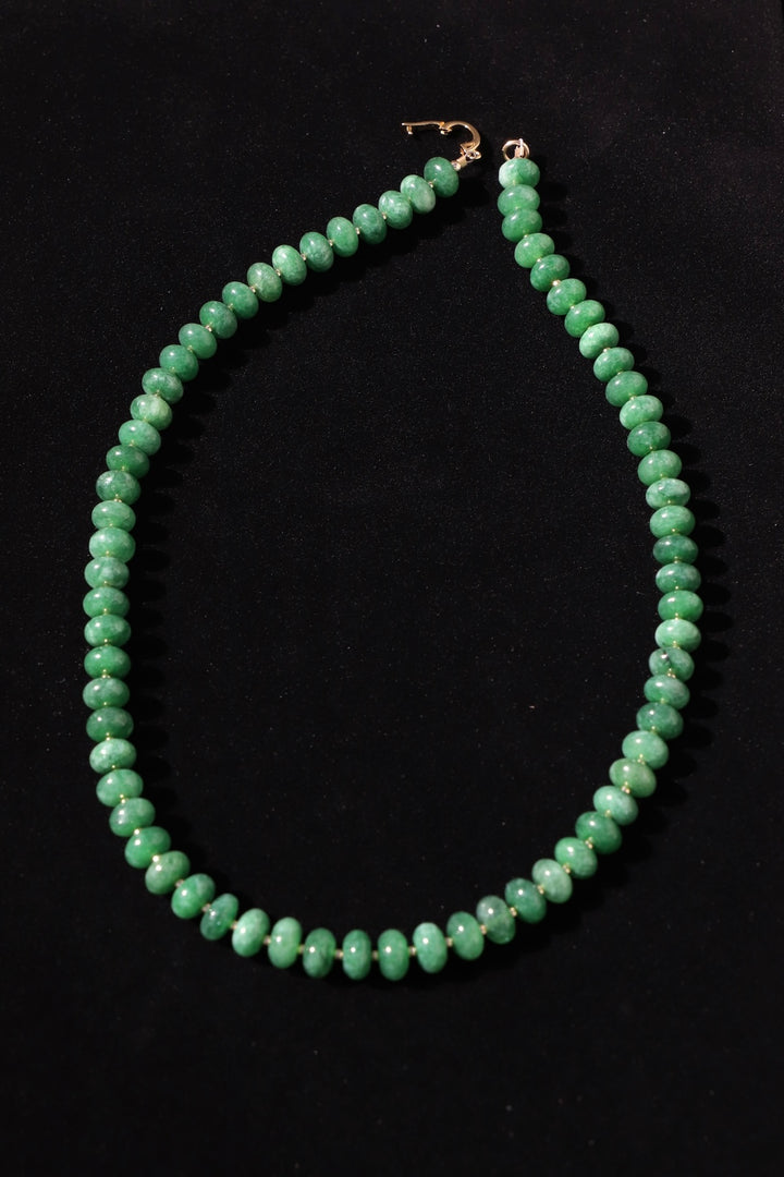 THE COLLECTOR NECKLACE- FOREST GREEN