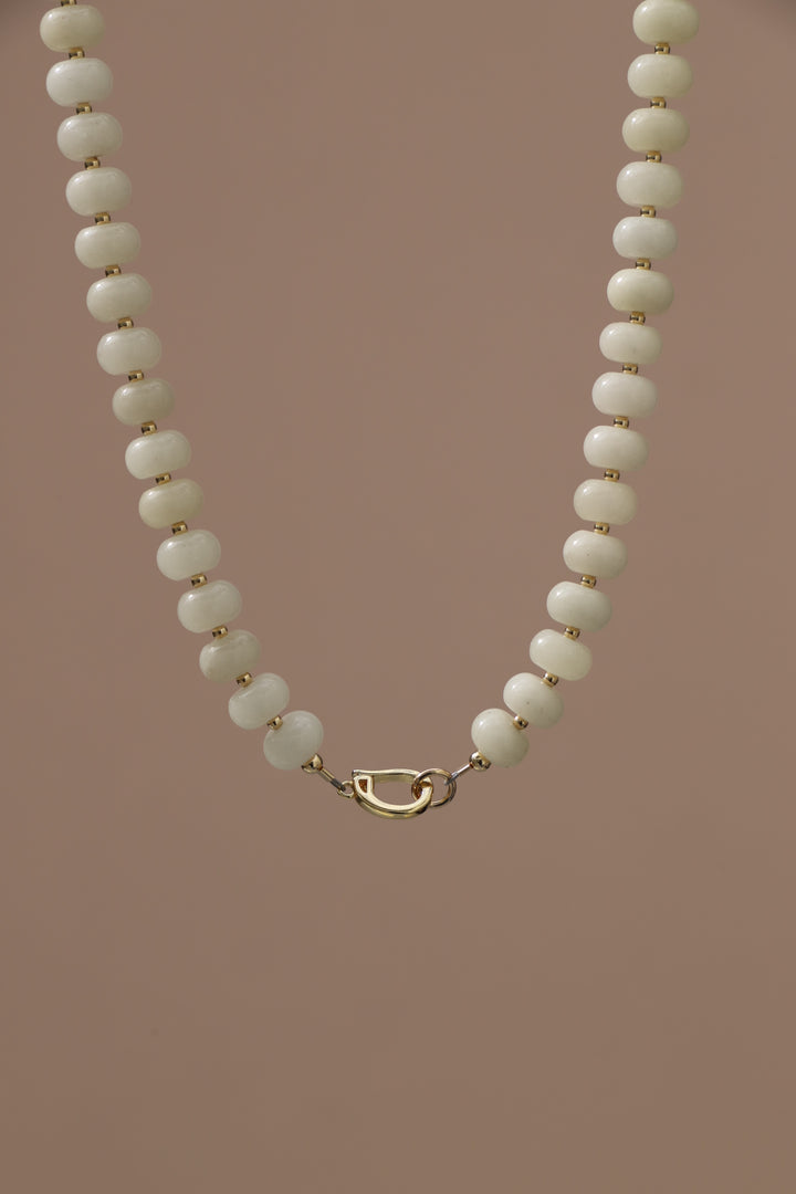 THE COLLECTOR NECKLACE- IVORY JADE