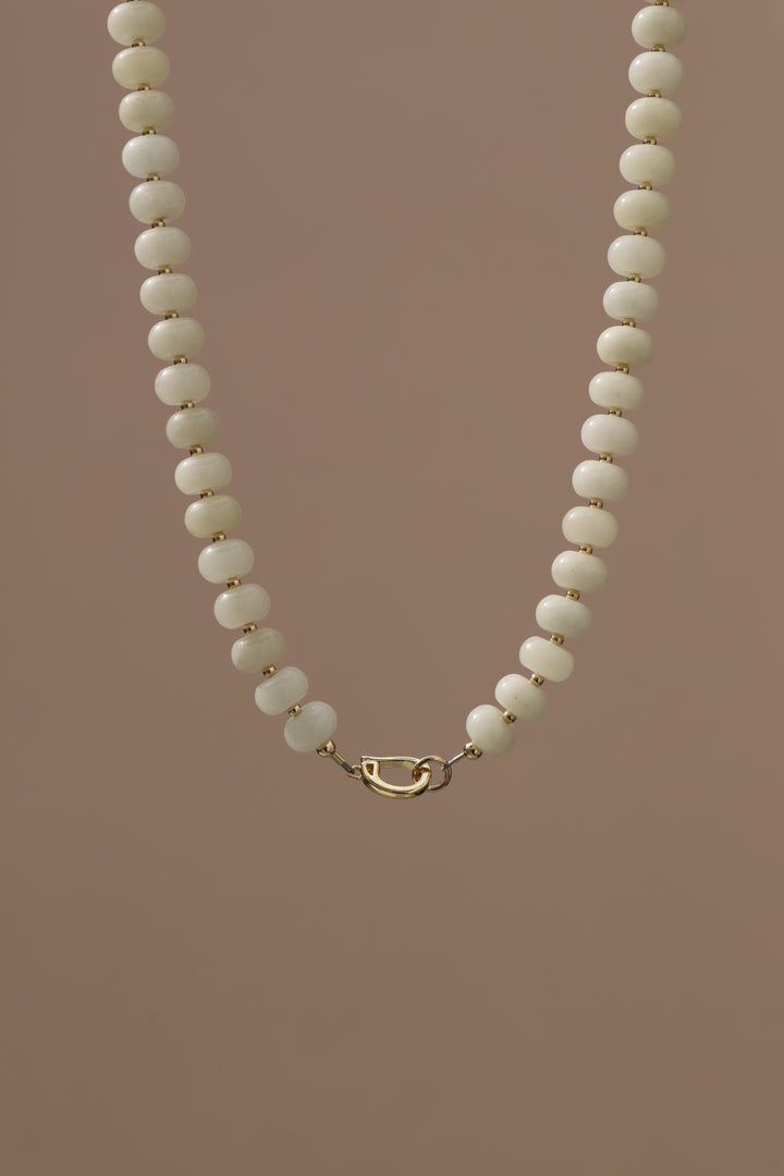 THE COLLECTOR NECKLACE- IVORY JADE
