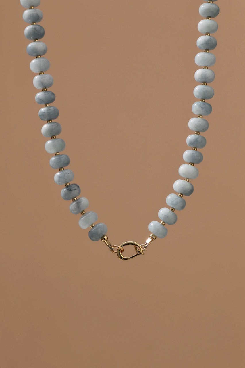 THE COLLECTOR NECKLACE- SKY BLUE