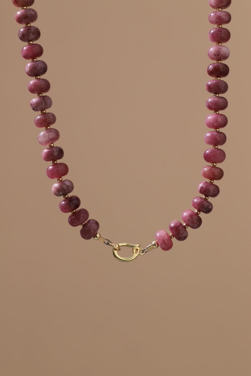 THE COLLECTOR NECKLACE- PURPLE JADE