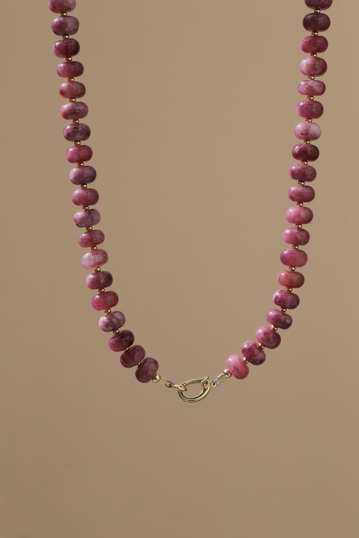 THE COLLECTOR NECKLACE- PURPLE JADE