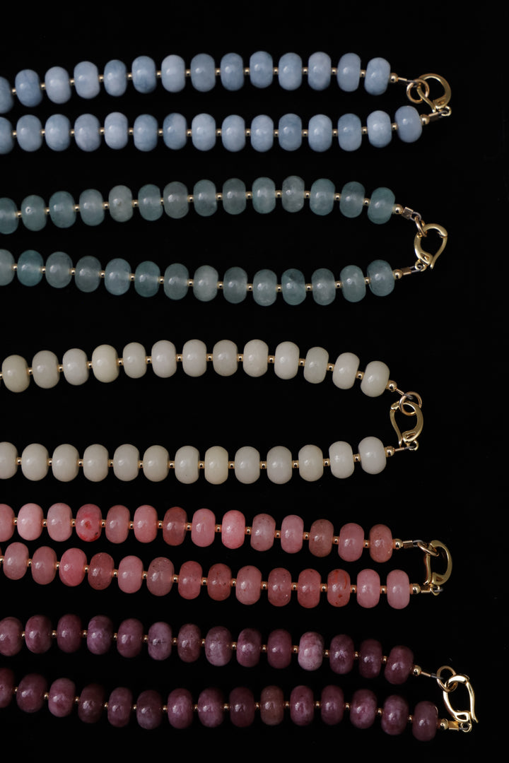 THE COLLECTOR NECKLACE- IVORY JADE