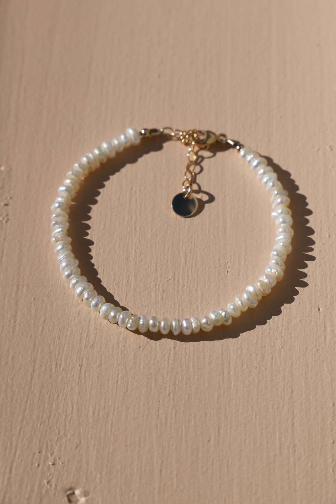 GRACE PEARL BRACELET - GOLD FILLED