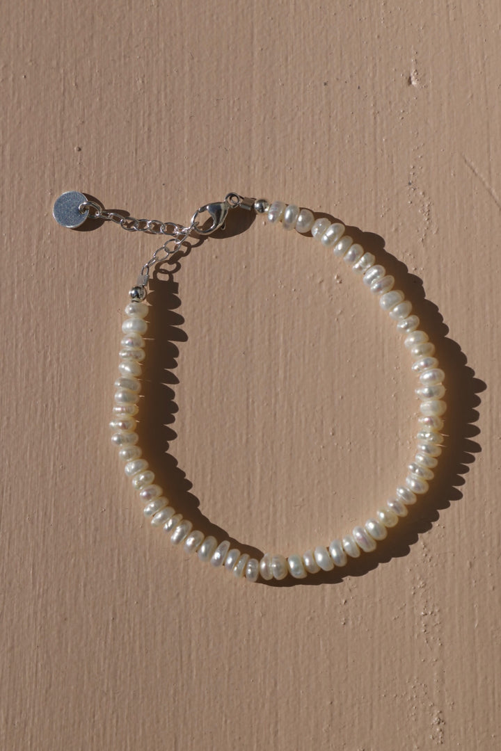 GRACE PEARL BRACELET - STERLING SILVER
