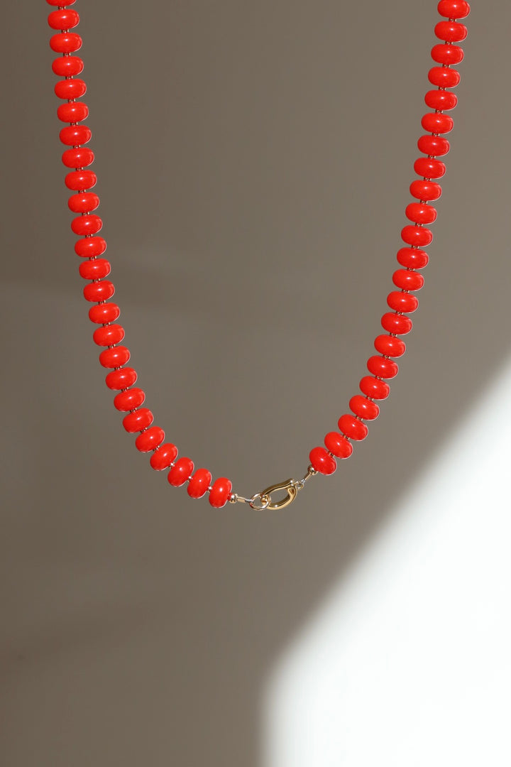 THE COLLECTOR NECKLACE- CHERRY