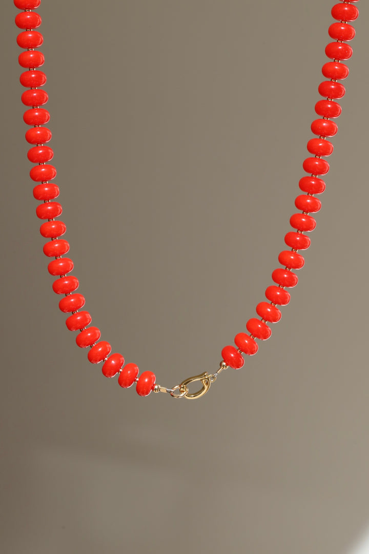 THE COLLECTOR NECKLACE- CHERRY