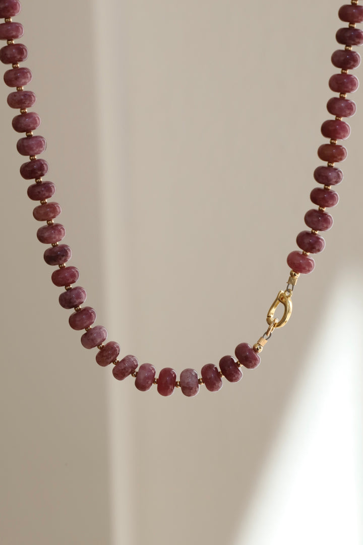 THE COLLECTOR NECKLACE- PURPLE JADE