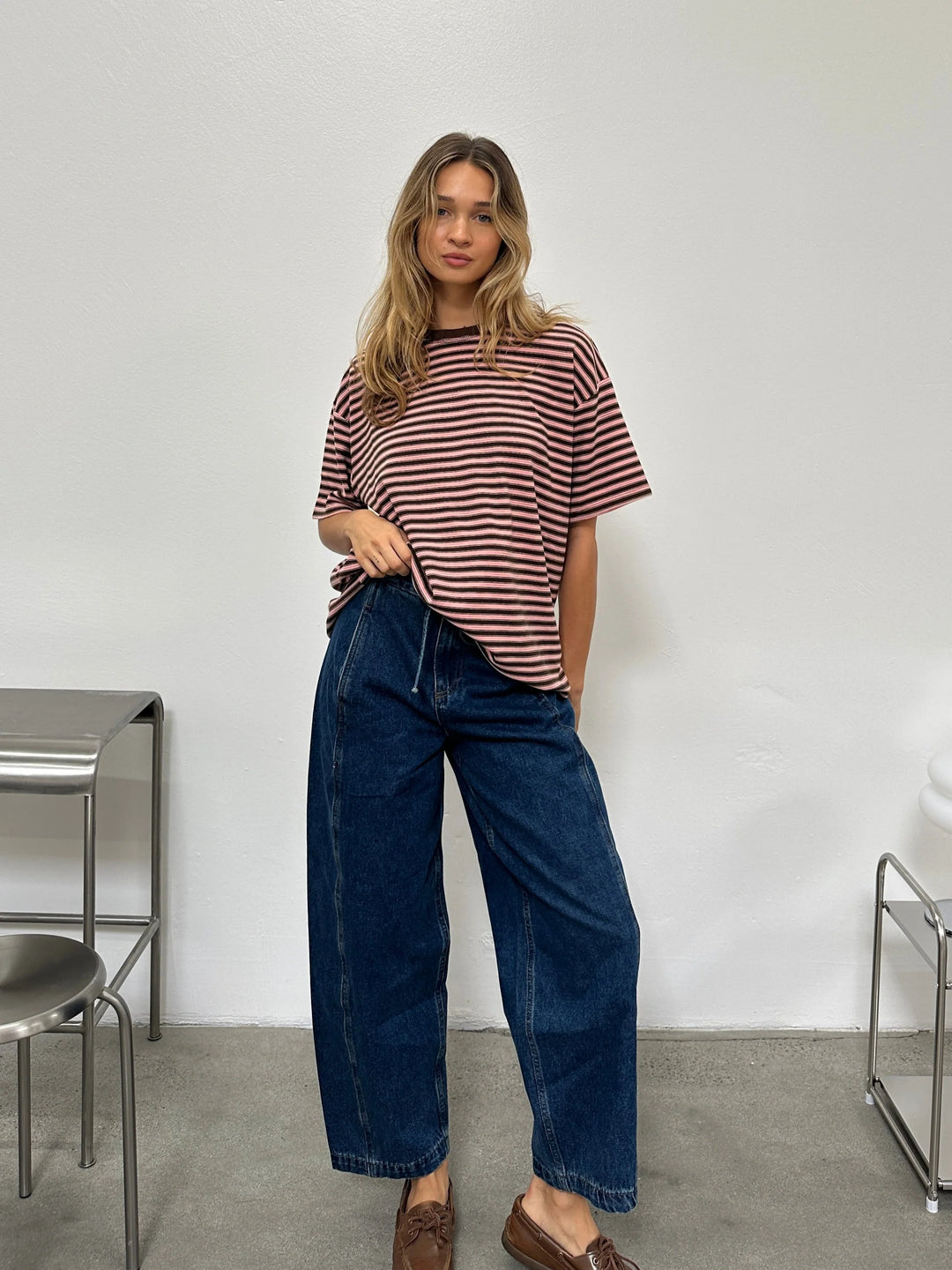 OVERSIZED STRIPED T-SHIRT