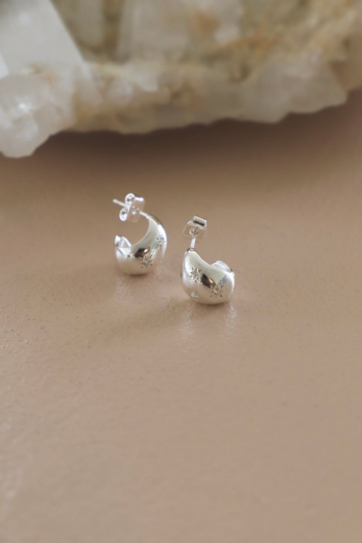 STARBURST DOME EARRINGS