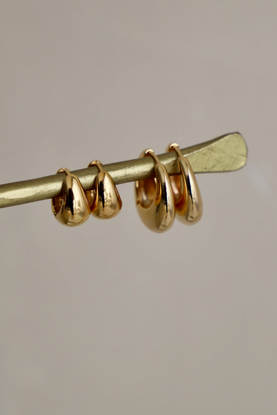 Katie Waltman Organic Silver Hoops