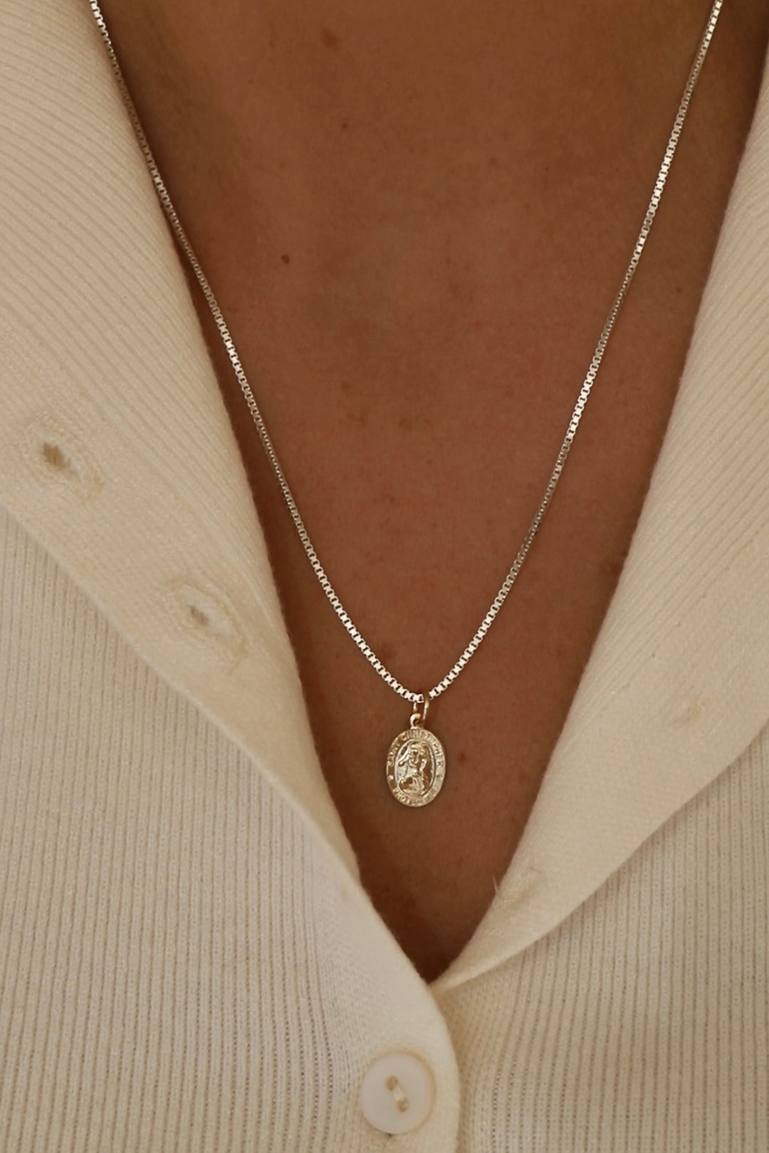 ST. CHRISTOPHER CHARM- GOLD FILLED