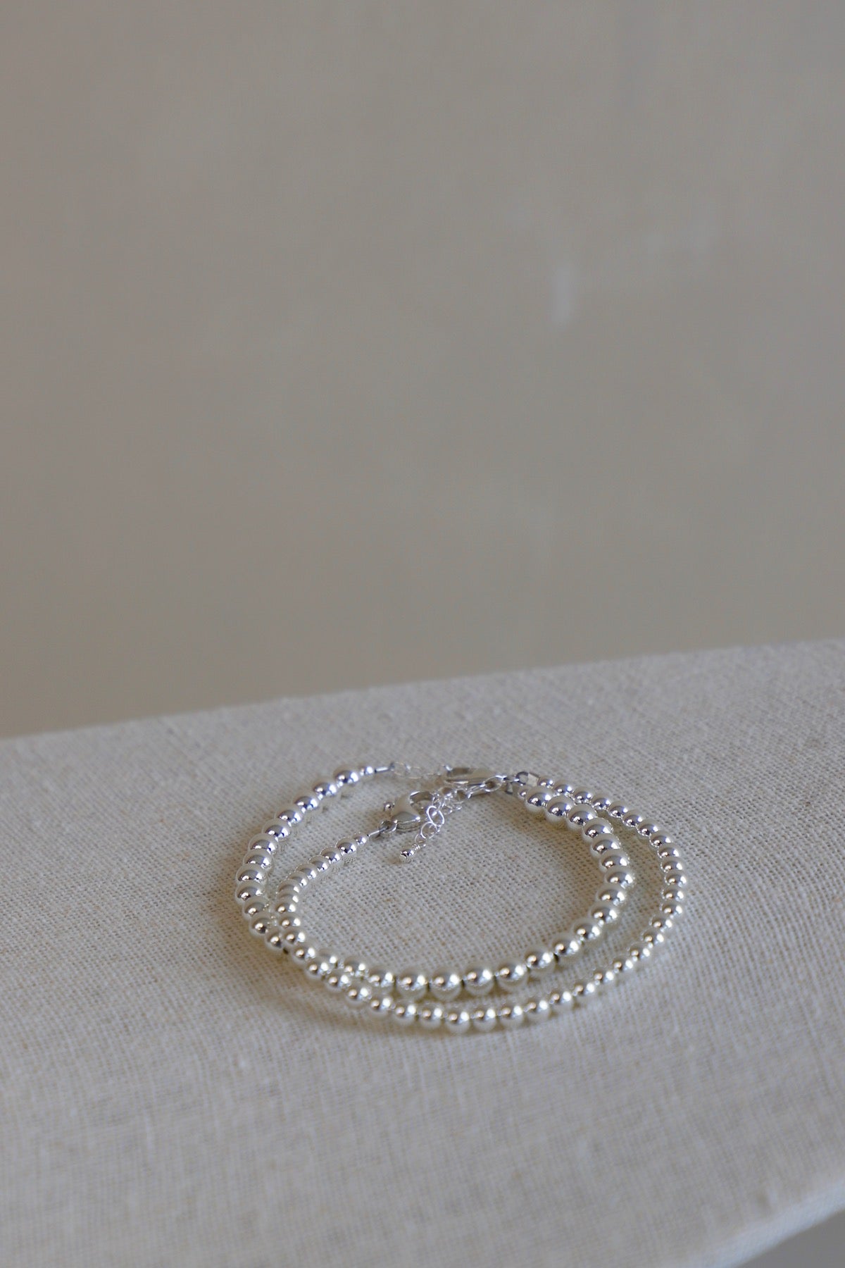 SILVER FILLED BEADED BRACELET – Katie Waltman Jewelry