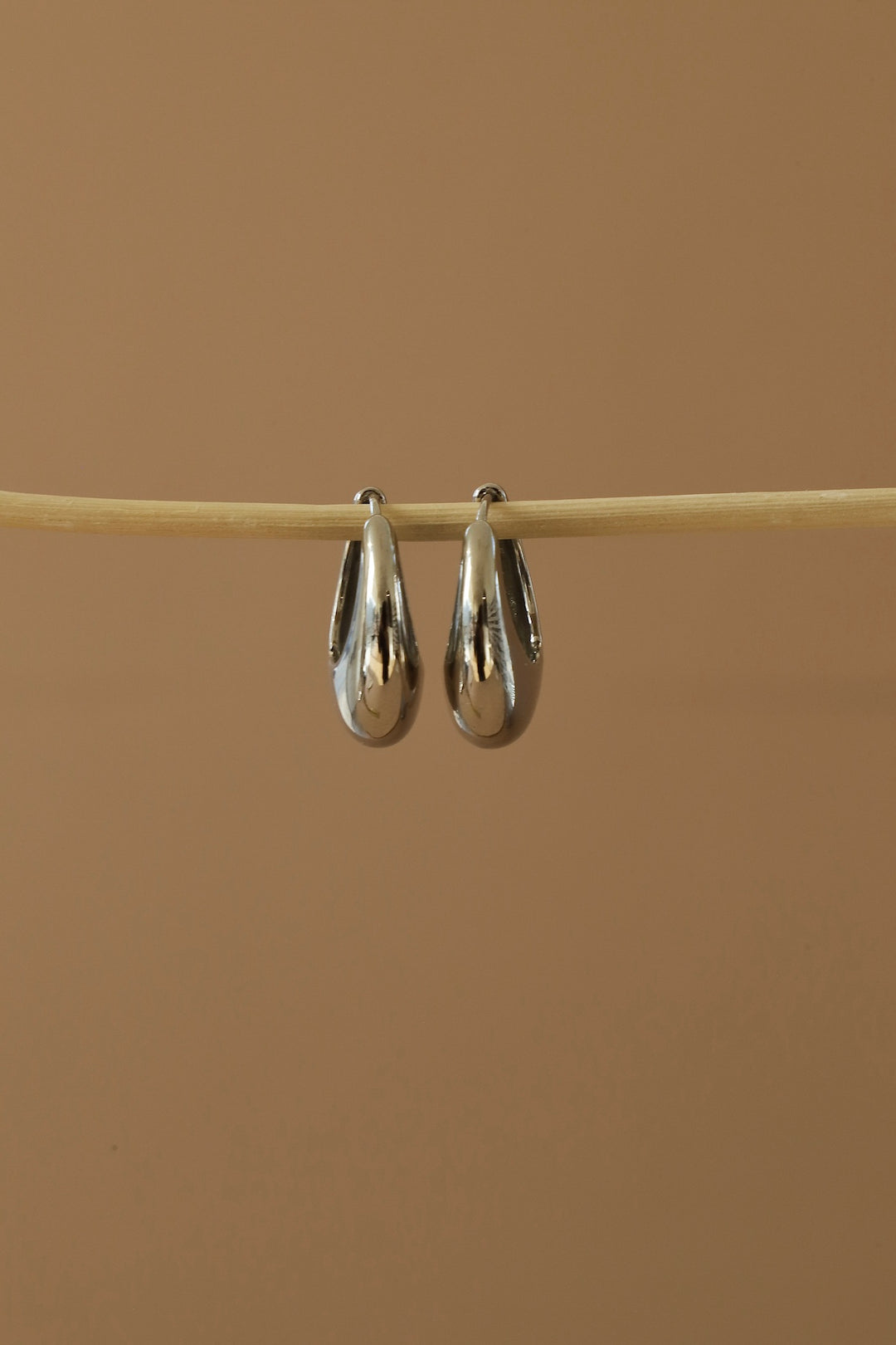 SILVER AMALFI CHUNKY HOOPS
