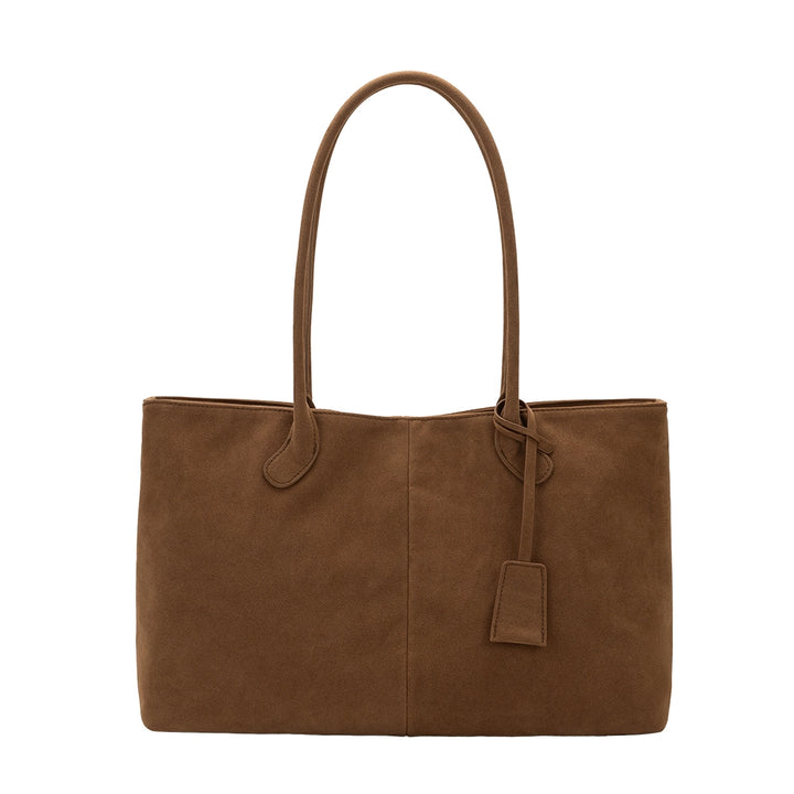 IRENE VEAGN SUEDE TOTE - TAN