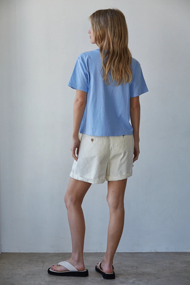 JILL TEE - PERIWINKLE