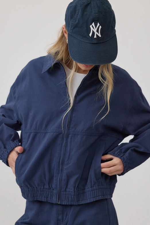COLOR DYED ZIP-UP JACKET