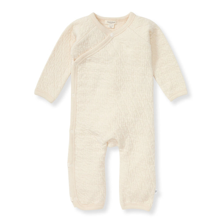 QUILTED WRAP FRONT JUMPSUIT