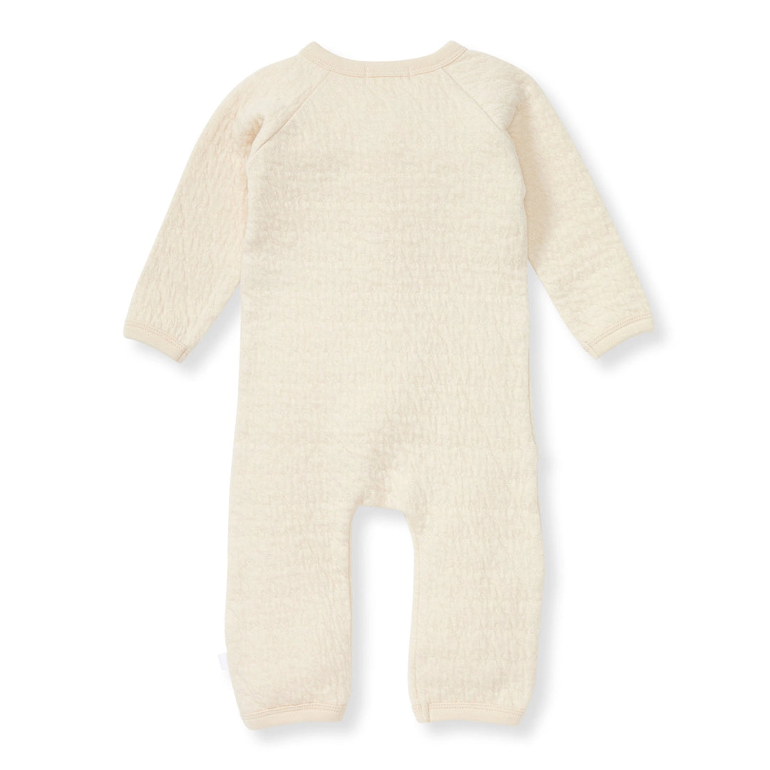 QUILTED WRAP FRONT JUMPSUIT